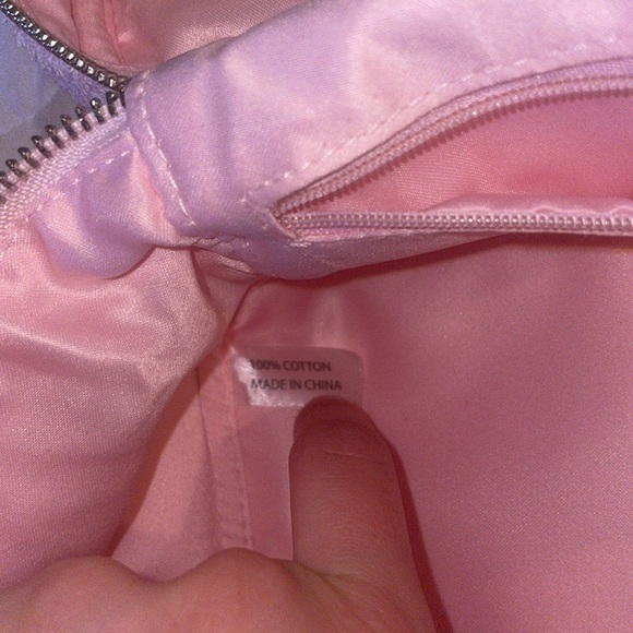 NWT MACYS π terry train case link bath/makeup accessory interior pockets pretty - Picture 13 of 14